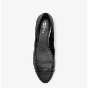 Michael Kors black Leather Flats